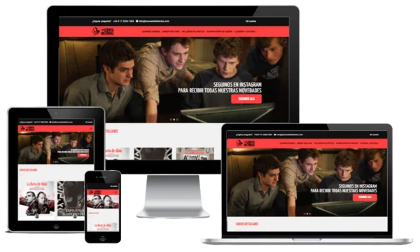 Plataforma con venta y gestión de cursos online desarrollada en WordPress