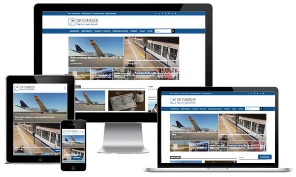 Sitio realizado para Sir Chandler