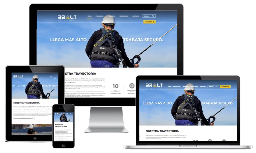 Sitio web hecho por programador de páginas web