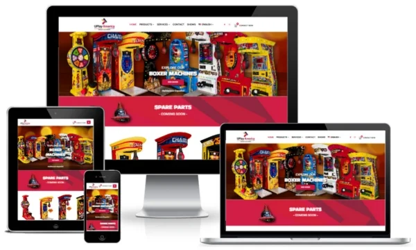 Diseño web internacional para empresa Uplay de USA