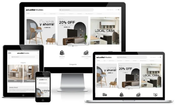 Diseño web para empresa que vende muebles en CABA