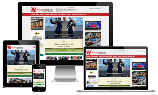 Sitio de noticias local desarrollado en WordPress