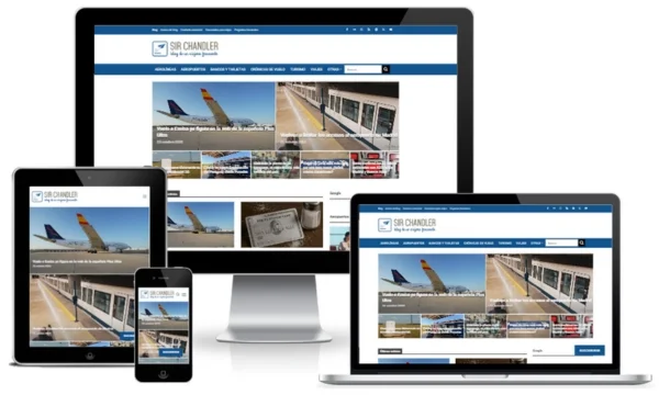 Diseño Web Blog Sir Chandler