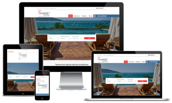 Desarrollo web inmobiliario en WordPress para InmobiNET