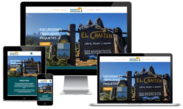 Landing turística desarrollada en WordPress para South Patagonia