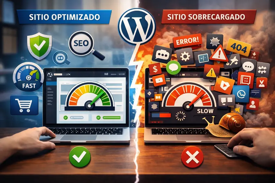 Plugins en WordPress: cuándo ayudan y cuándo arruinan un sitio