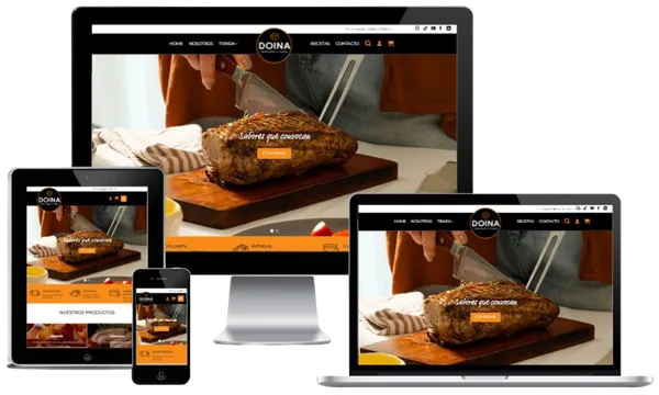 Tienda online desarrollada en WordPress para Doina