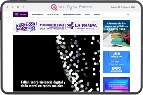 Portal WordPress de noticias y contenidos Diario Femenino