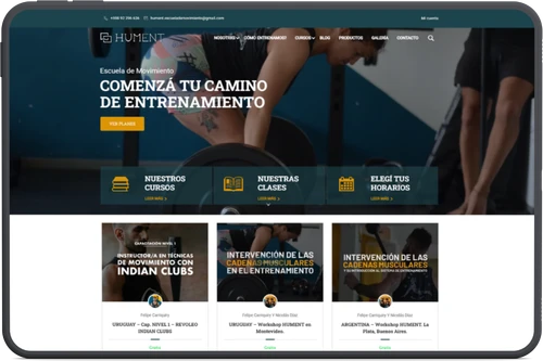 Campus online WordPress para Hument