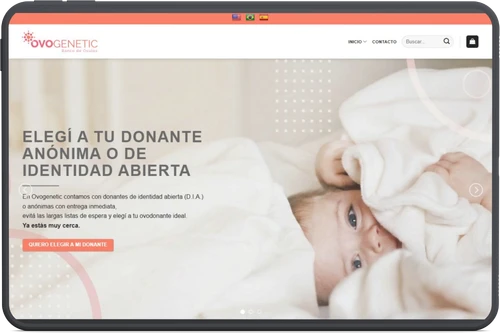 Sitio WordPress para salud reproductiva Ovogenetic